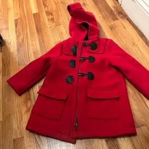 NWT Gap Toddler red wool coat